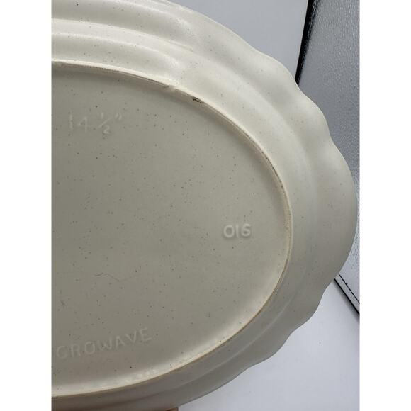 Vintage Pfaltzgraff Heirloom Stoneware Serving Platter 14.5" - Picture 7 of 8